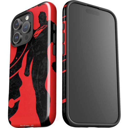 DC Comics Superman Silhouette Flying iPhone 16 Pro Impact Case